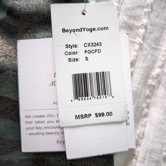 NWT Beyond Yoga Shimmer Green Camo Leggings size Small - Picture 6 of 6